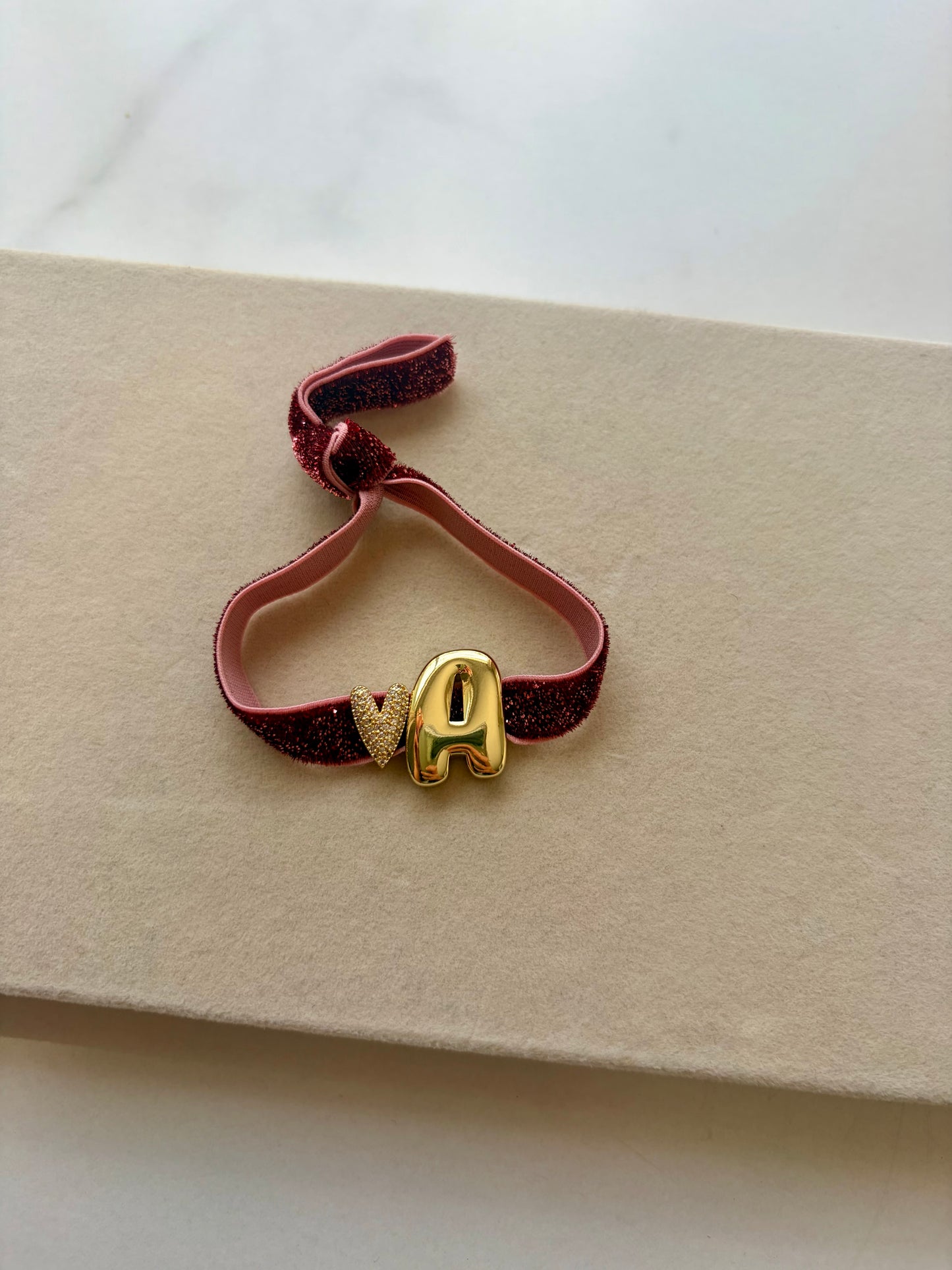 CRIMSON HEART LUXE ELASTIC BRACELET