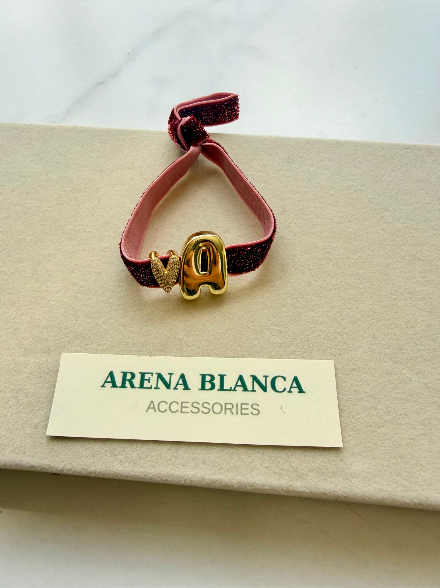CRIMSON HEART LUXE ELASTIC BRACELET