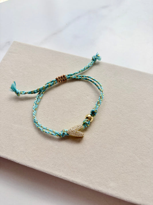 GOLD HEART BRACELET
